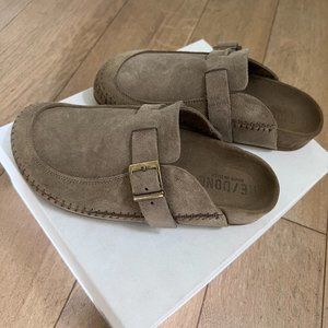 NWT Re/done 70s Moc Suede Slides